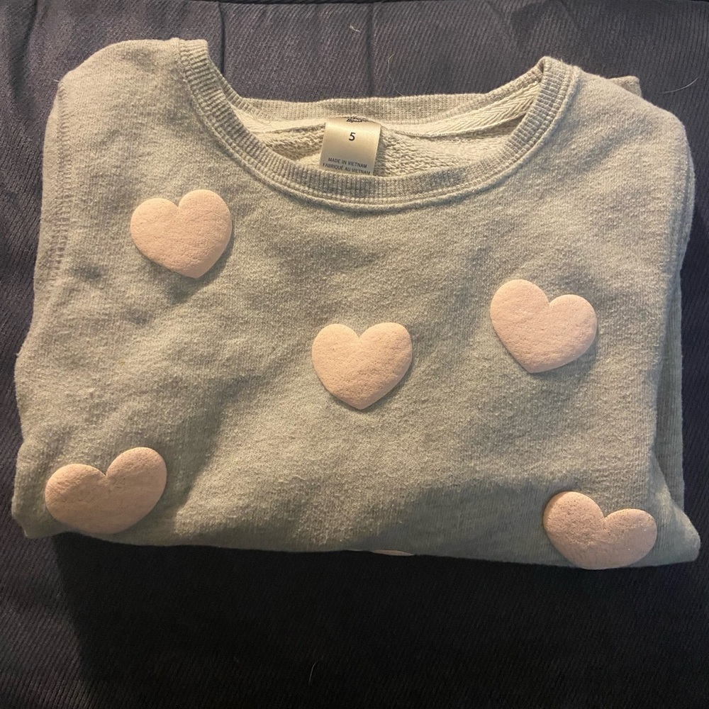 Girls Heart Sweater